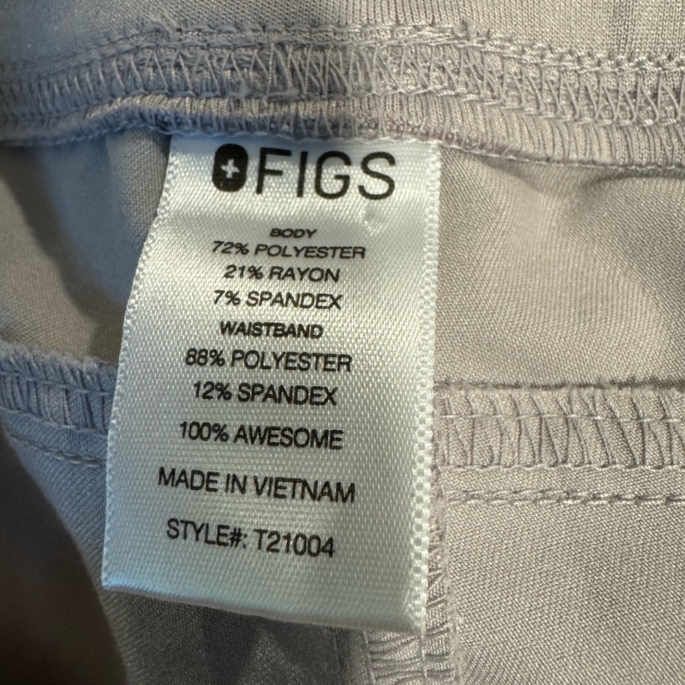 Figs Kade women’s scrub pants with Neon Drawstring small - Picture 7 of 9
